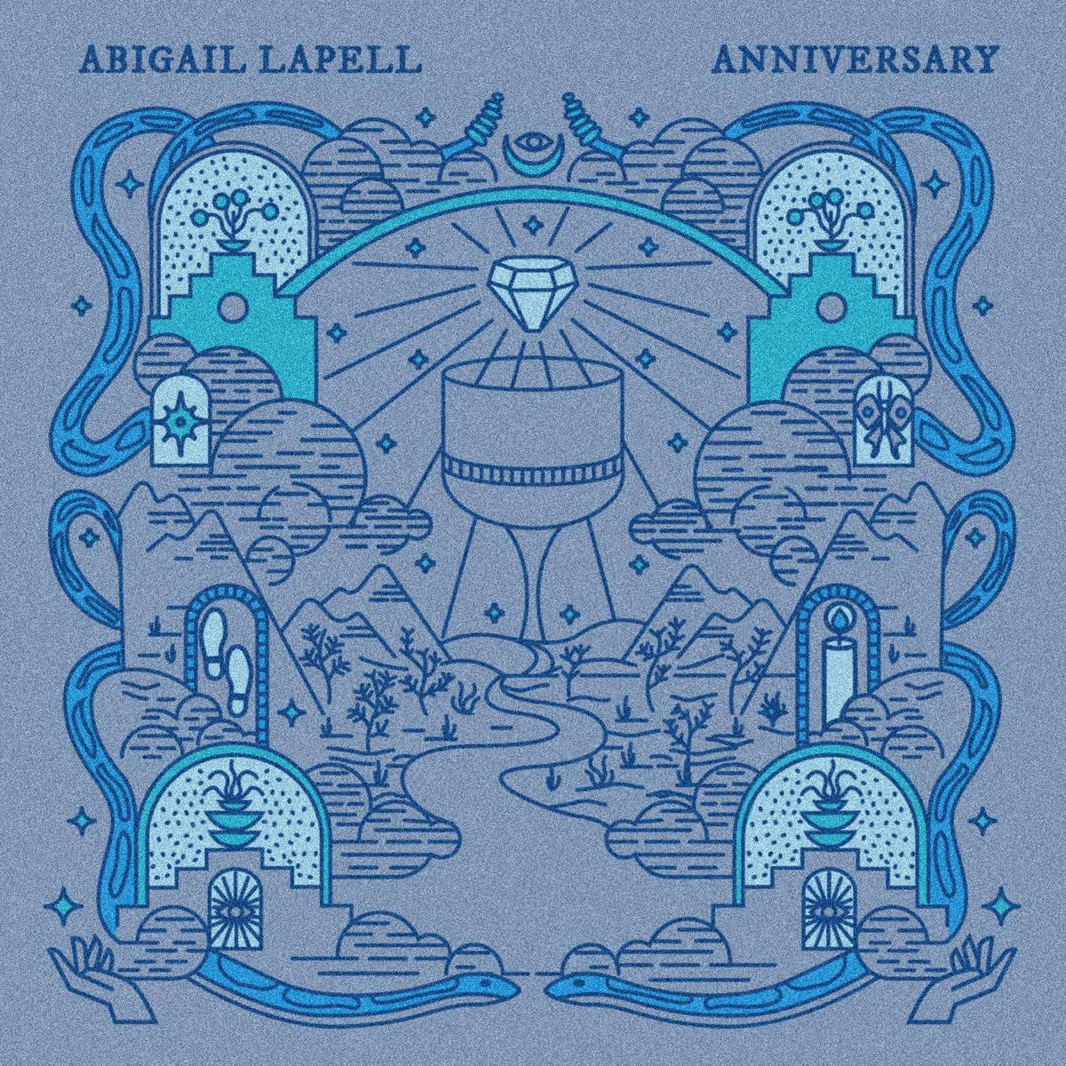 Abigail Lapell – Anniversary (AQUA BLUE VINYL) ((Vinyl)) – Default Title