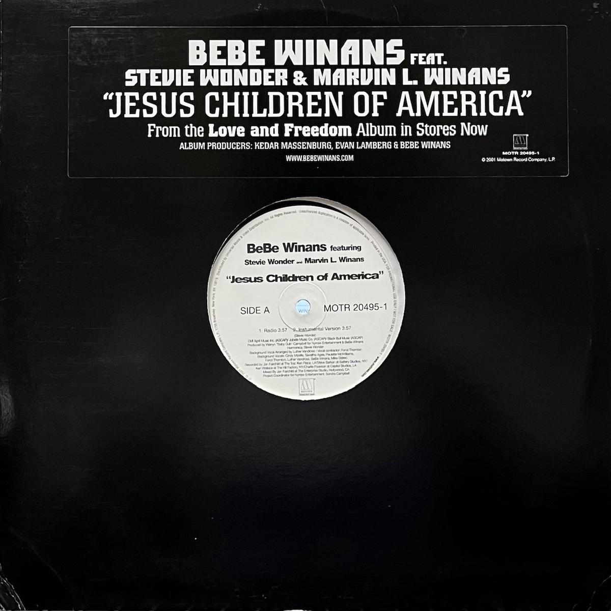 BEBE WINANS / Jesus Children Of America (MOTR 20495-1, 12inch)