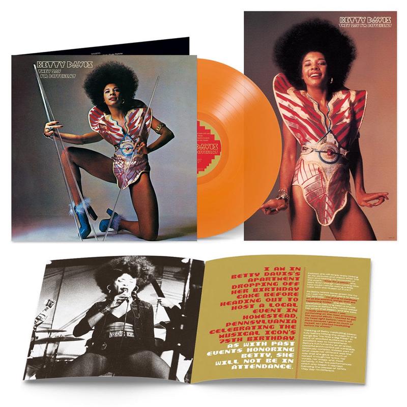 BETTY DAVIS – They Say I’m Different (Repress) – LP – Clear Orange Vinyl