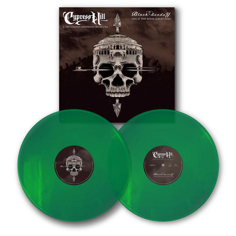 CYPRESS HILL and THE LONDON SYMPHONY ORCHESTRA – Black Sunday Live At The Royal Albert Hall (Z2 Comics Edition) – 2LP – Green Vinyl [DEC 19]