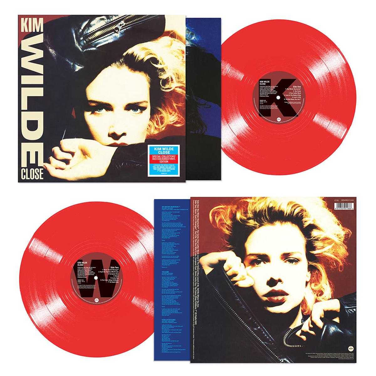 KIM WILDE – Close (Special Collector’s Edition) – LP – Red Coloured Vinyl [MAR 13]
