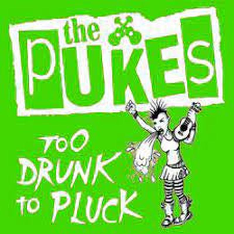 PUKES THE-TOO DRUNK TO PLUCK YELLOW VINYL LP NM  COVER VG+