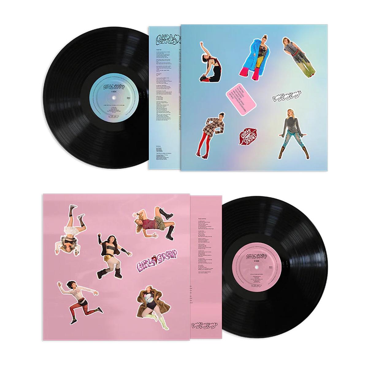 GIRL GROUP – Think They’re Looking, Let’s Perform / Little Sticky Pictures (in Customisable Cover w/ Sticker Sheet) – 12” EP – Black Vinyl [MAR 20]