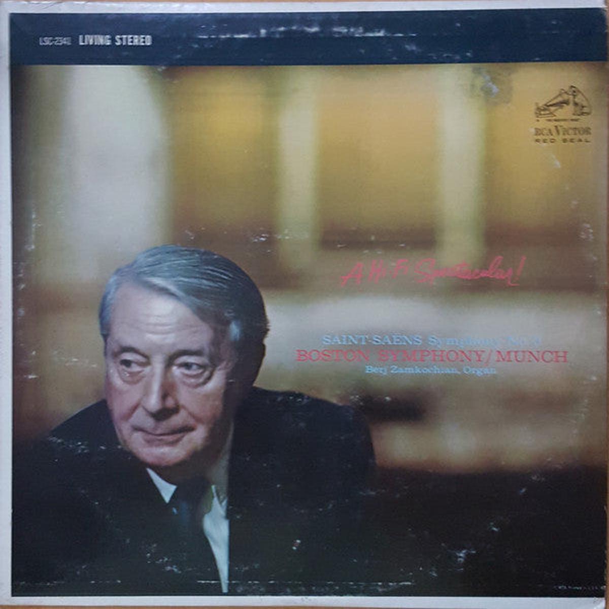 Saint-Sans*, Boston Symphony* / Munch* – A Hi-Fi Spectacular  / Symphony No. 3 – LP