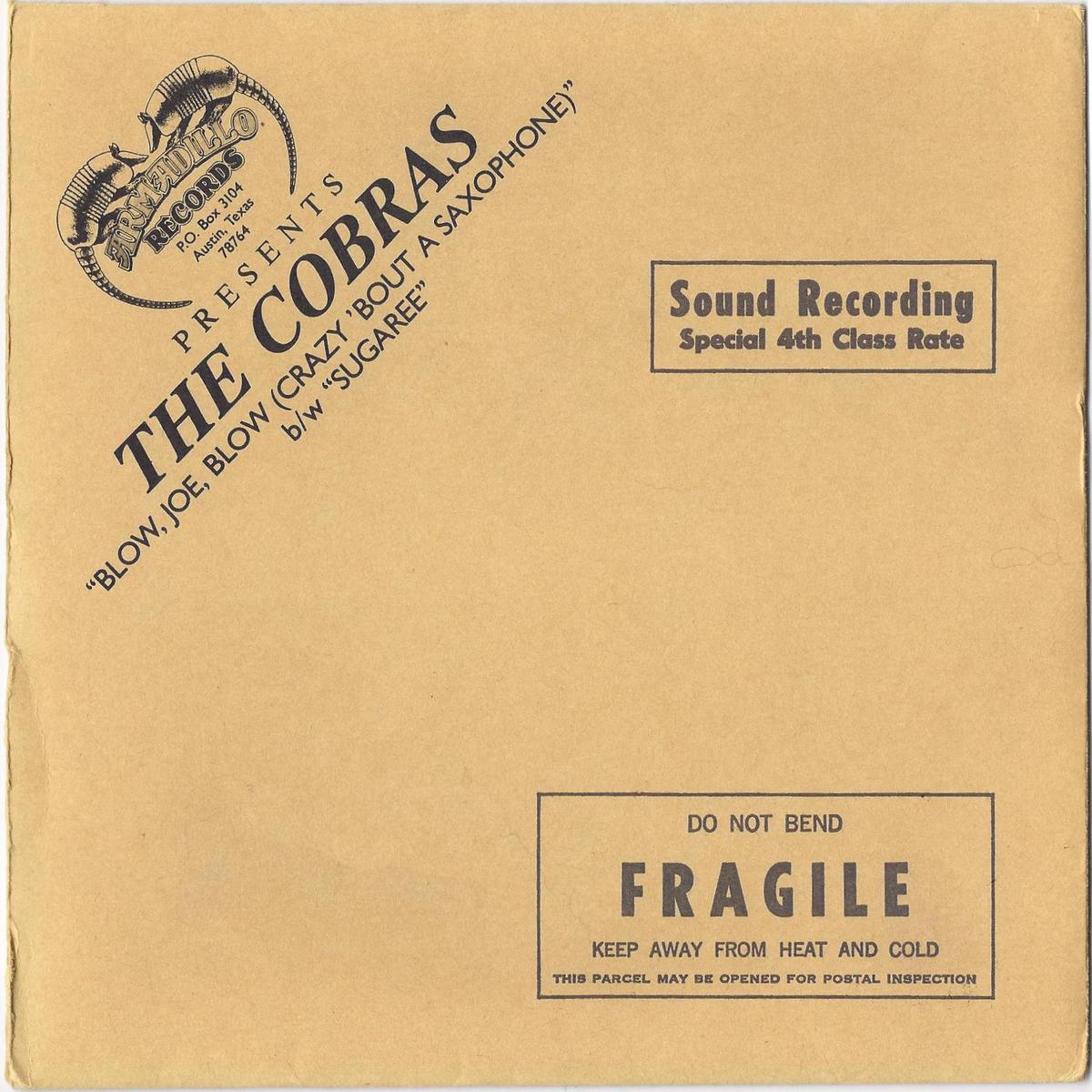 The Cobras  – Blow, Joe, Blow (Crazy ‘Bout A Saxaphone / Sugaree (Vinyl)