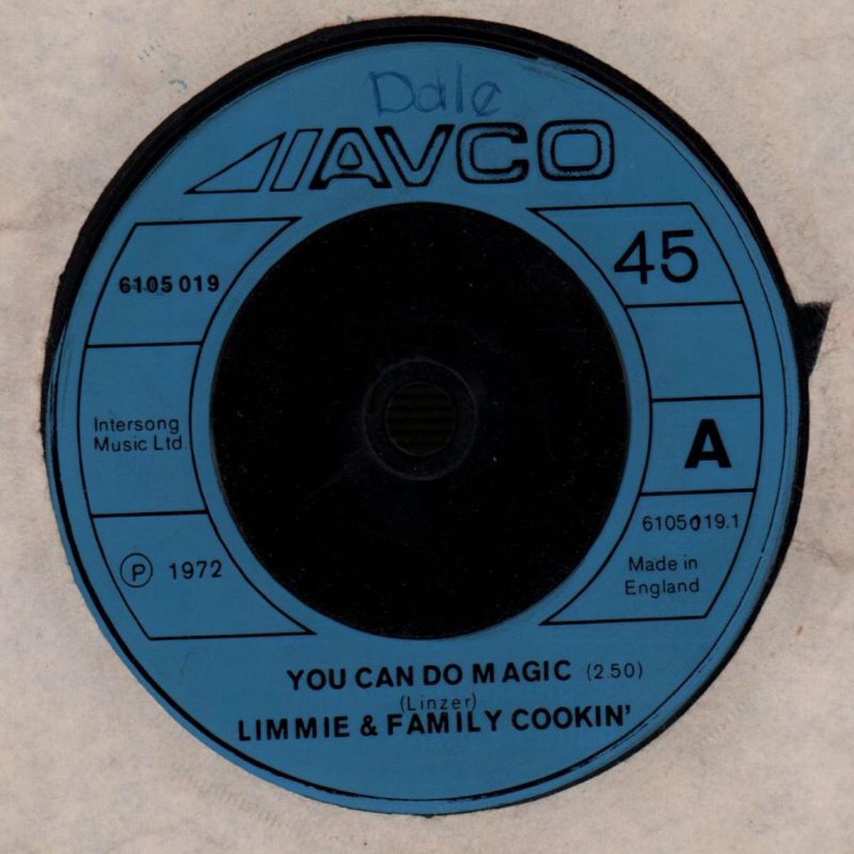 You Can Do Magic/ Spider-Avco-7  Vinyl P/S-VG/VG