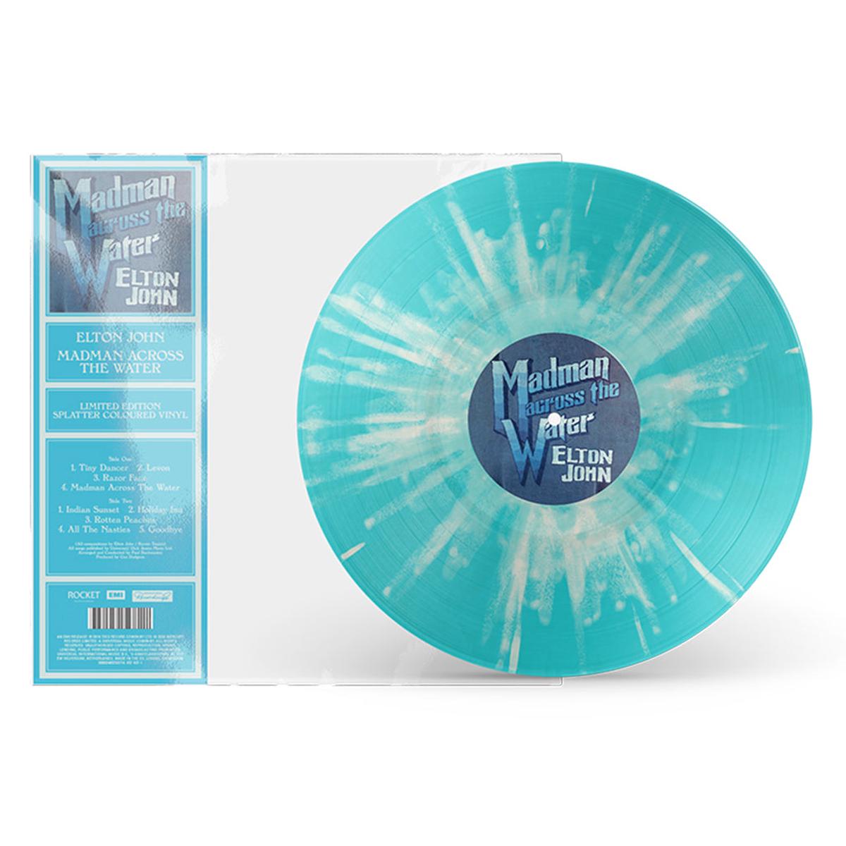 ELTON JOHN – Madman Across The Water (Reissue) – LP – Blue Splatter Vinyl [NOV 22]