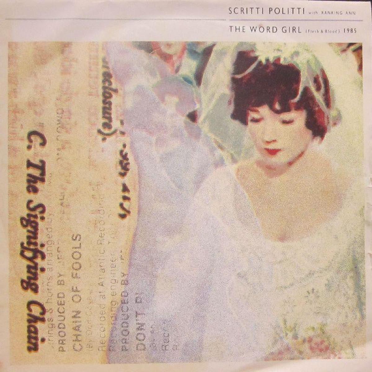 The Word Girl-7  Vinyl P/S-Ex/VG