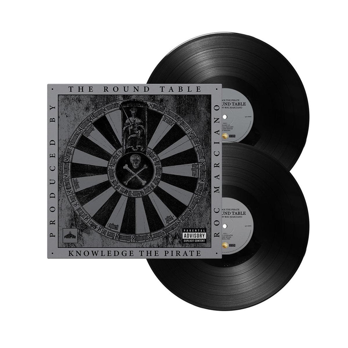KNOWLEDGE THE PIRATE and ROC MARCIANO – The Round Table (Artwork #2 Edition) – 2LP – Black Vinyl [SEP 26]