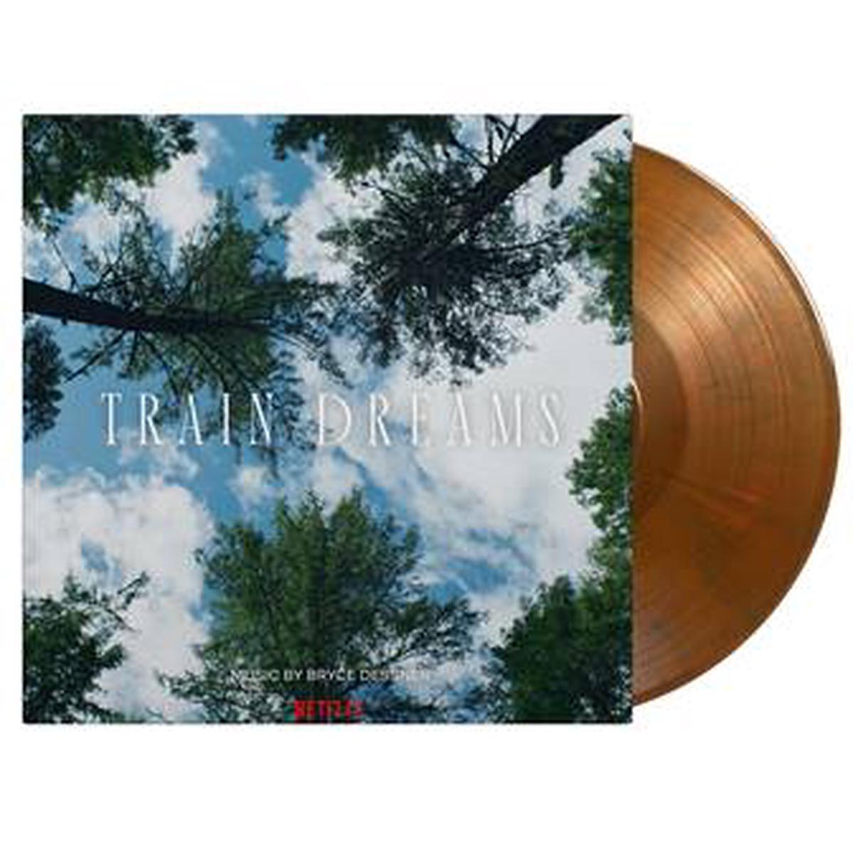 (PRE-ORDEER 12/12/25) Train Dreams (Soundtrack)(Black & Orange Marble Vinyl) | Mint (M) Mint (M) – – SOUNDTRACK *NEW/COLOR*