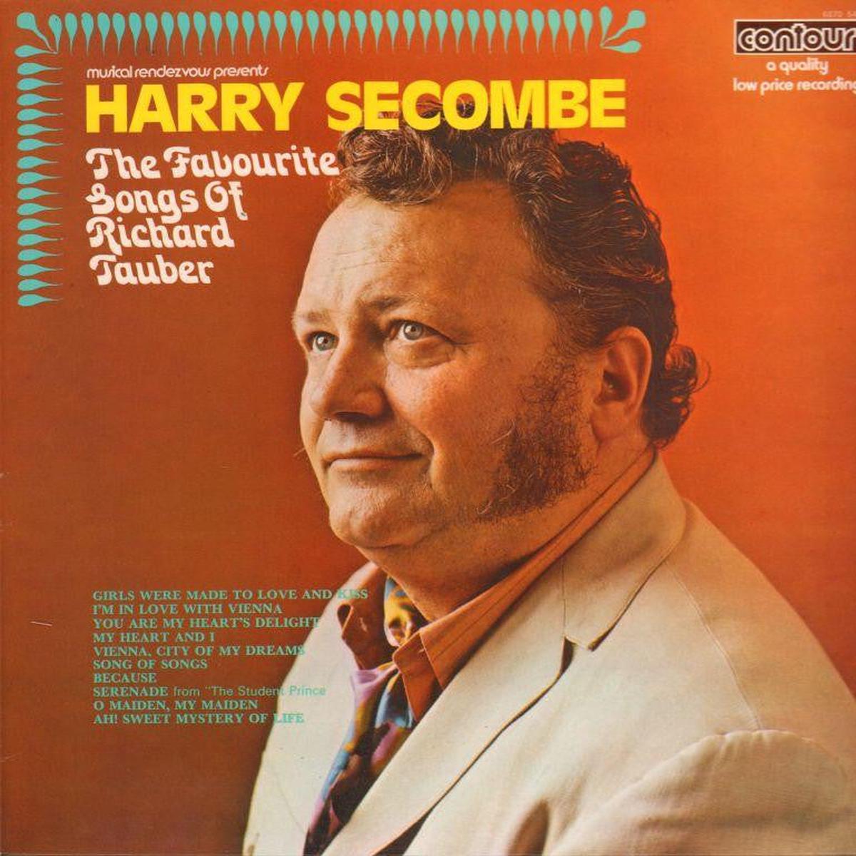 The Favourite Songs Of Richard Tauber-Contour-Vinyl LP-Ex/Ex