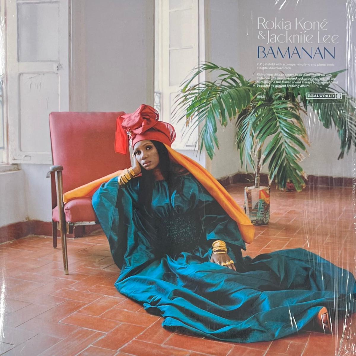 ROKIA KONE & JACKNIFE LEE / Bamanan (Real World, LPRW239, LP)