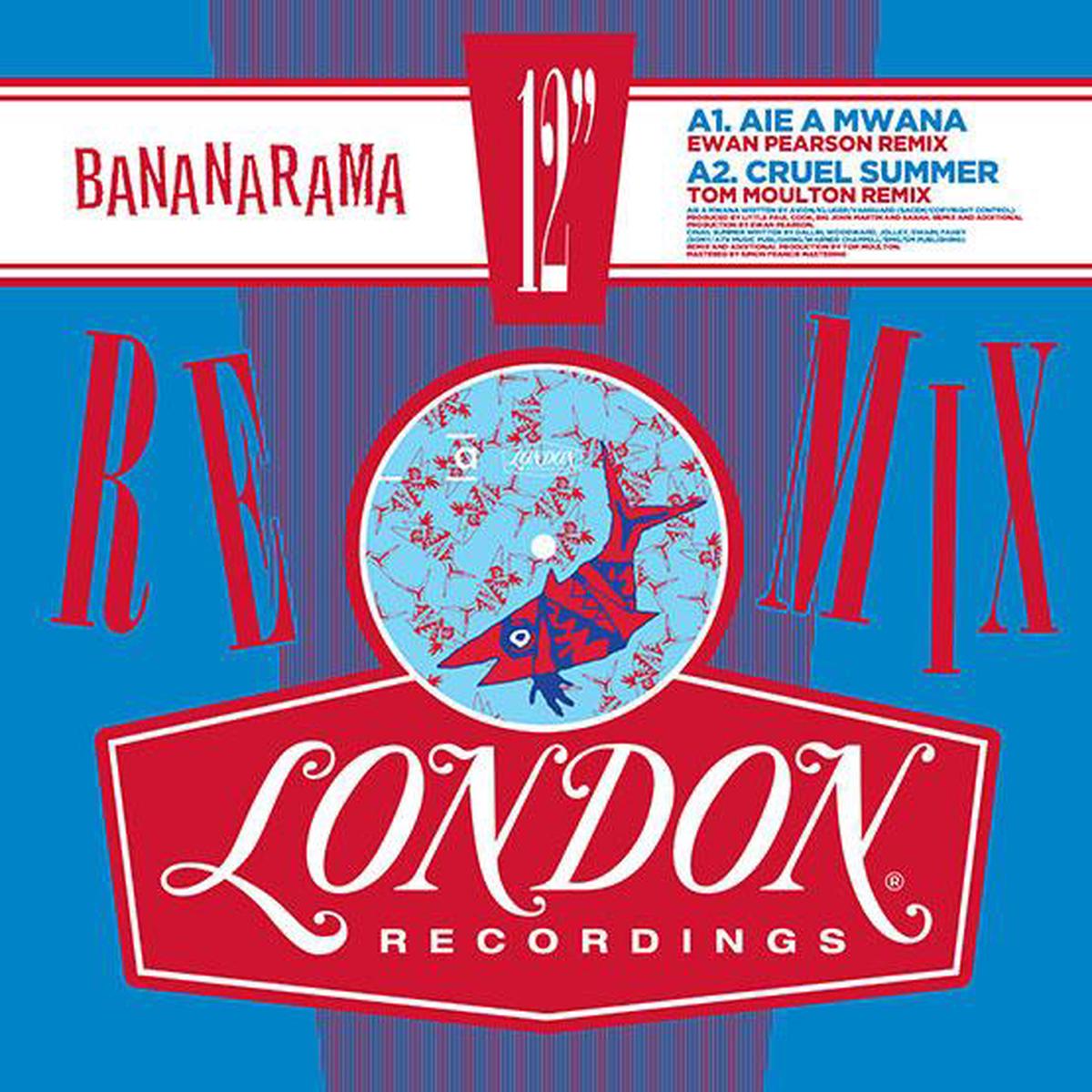 Bananarama Remixed Vol 1 12″ Blue Vinyl EP New RSD 2019