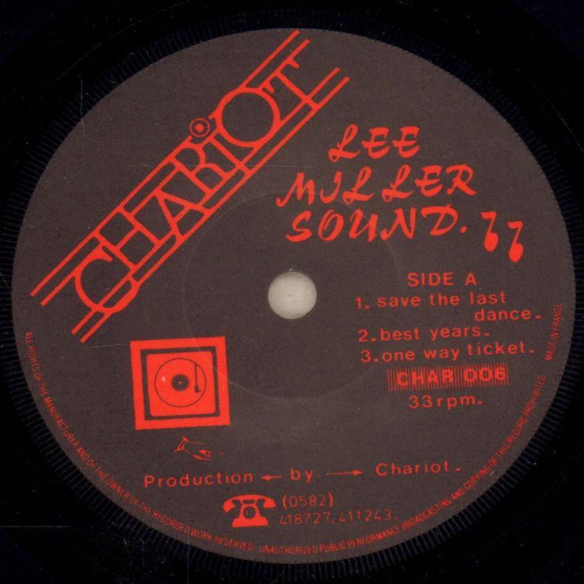 Save The Last Dance-Chariot-7  Vinyl-Ex/VG