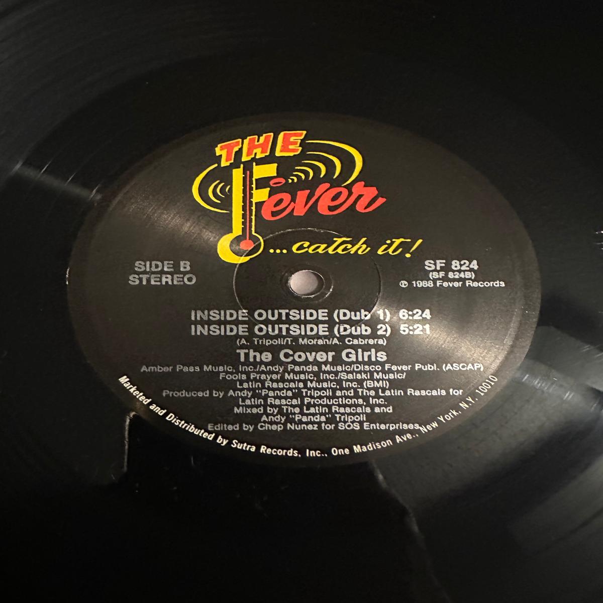 The Cover Girls 12 inch single INSIDE OUTSIDE LP vinyl – Used
