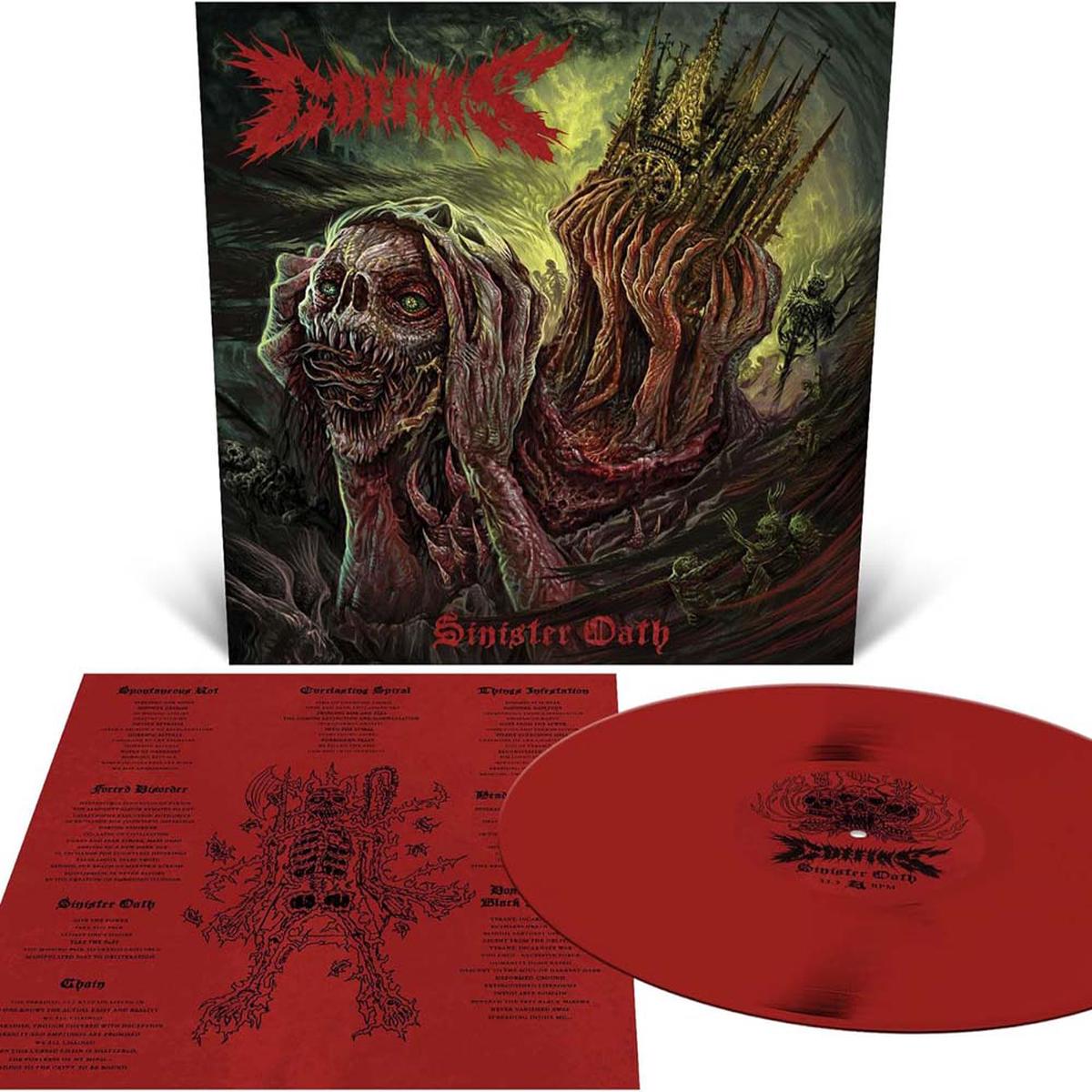 Coffins Sinister Oath Vinyl LP Oxblood Colour 2024 – Default Title