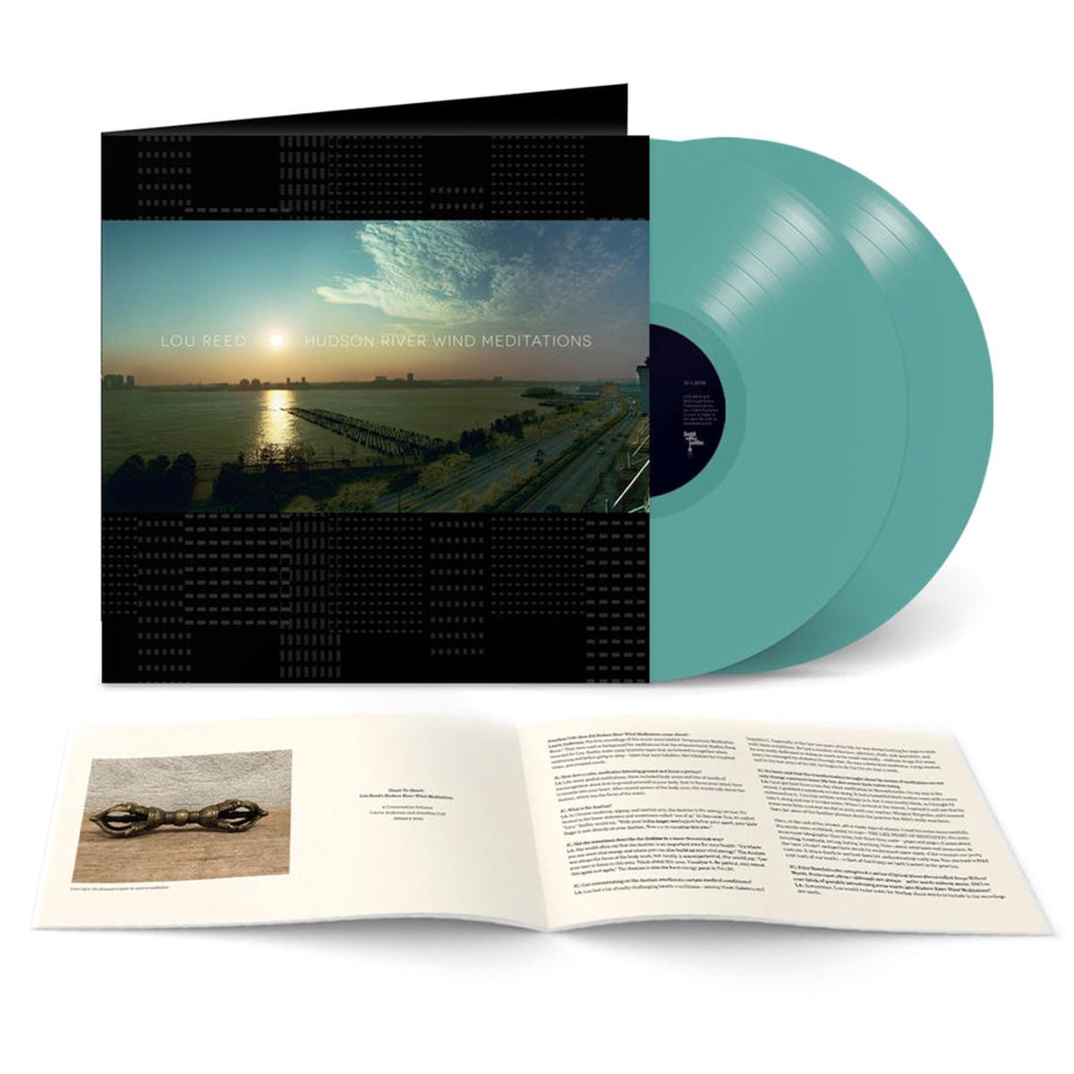 LOU REED – Hudson River Wind Meditations (with 20-page booklet) – 2LP – Glacial Blue Vinyl