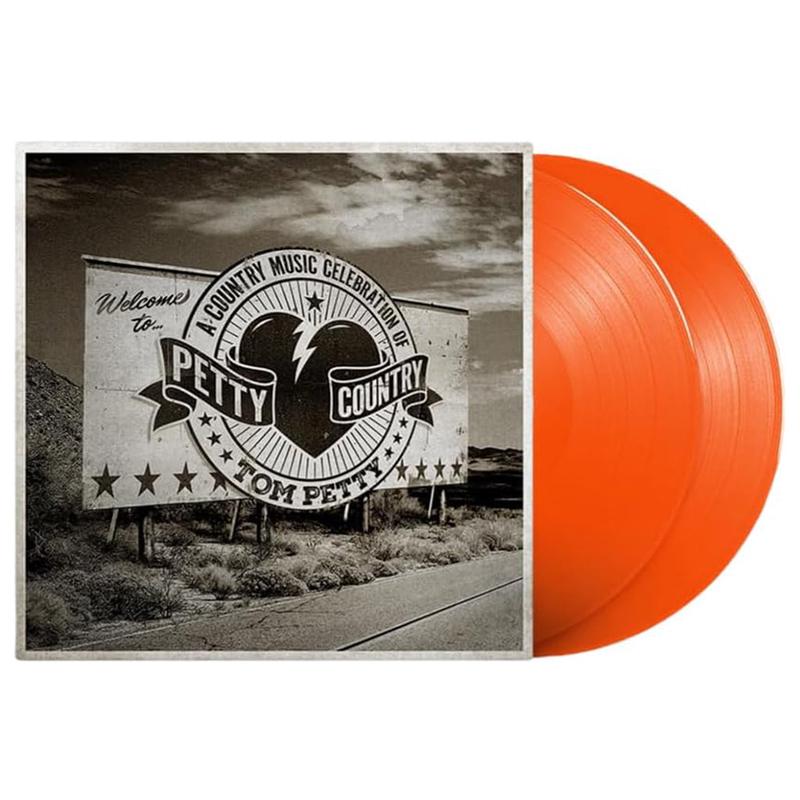 VARIOUS – Petty Country: A Country Music Celebration Of Tom Petty – 2LP – Tangerine Vinyl