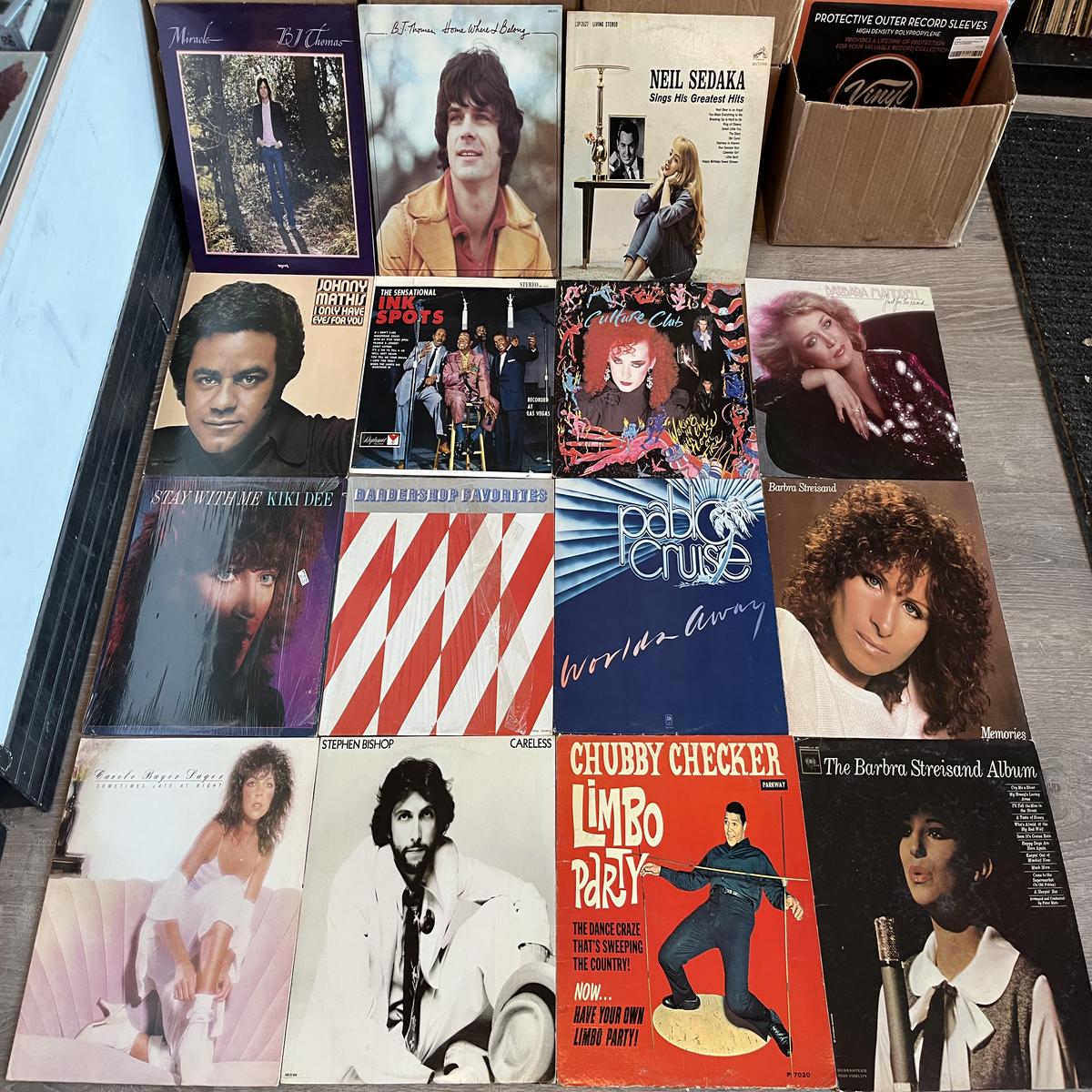 15 POP VINYL LPs COLLECTION LOT | - - USED