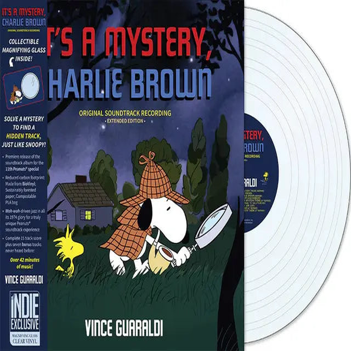 [PRE-ORDER] Vince Guaraldi - It's a Mystery, Charlie Brown [Indie-Exclusive Clear Vinyl] [Release Date: 08/21/2026]