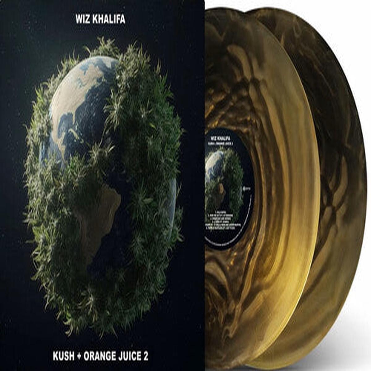 Wiz Khalifa -  Kush & Orange Juice 2 (Black/Gold Vinyl 2LP)