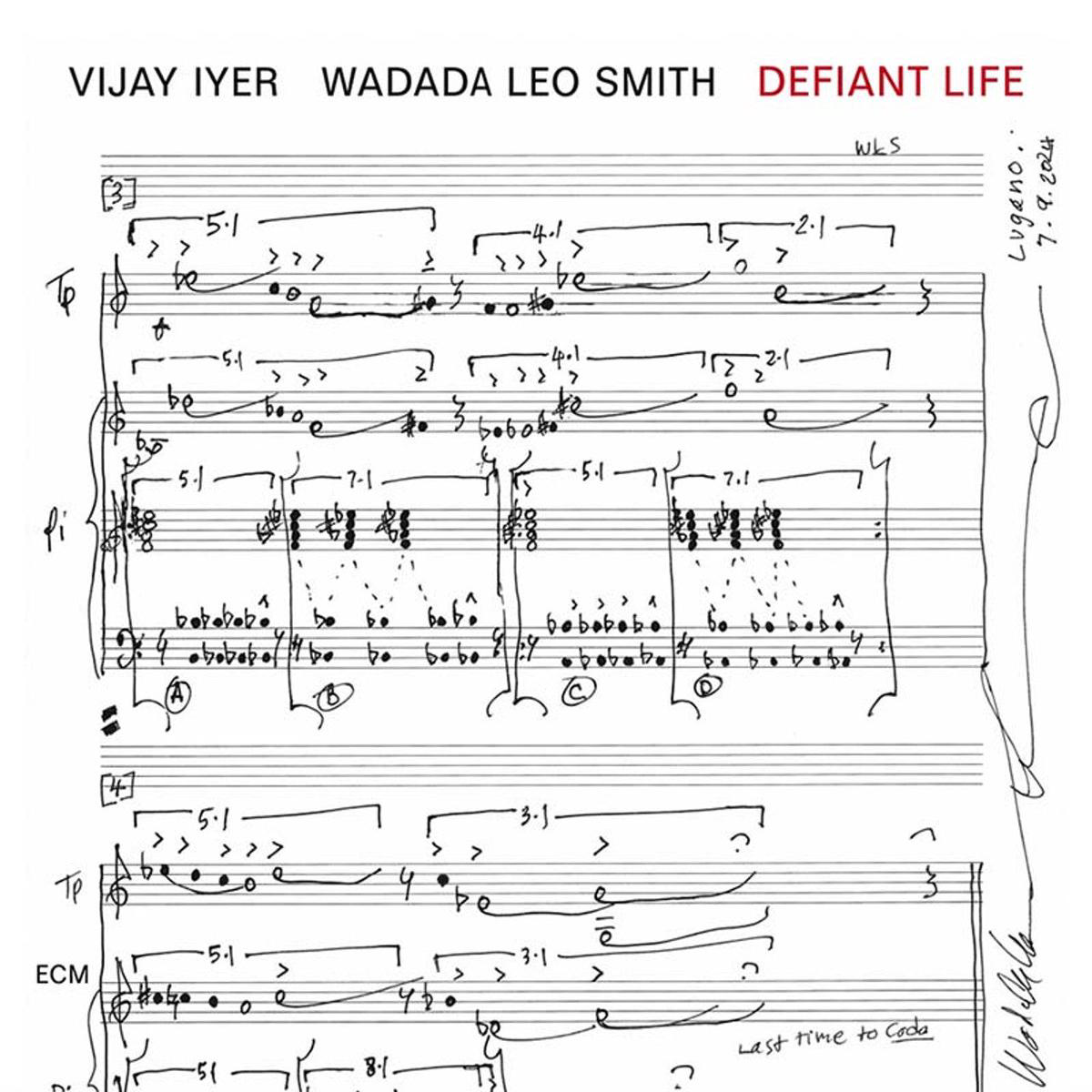 Vijay Iyer & Wadada Leo Smith  Defiant Life (New Vinyl)