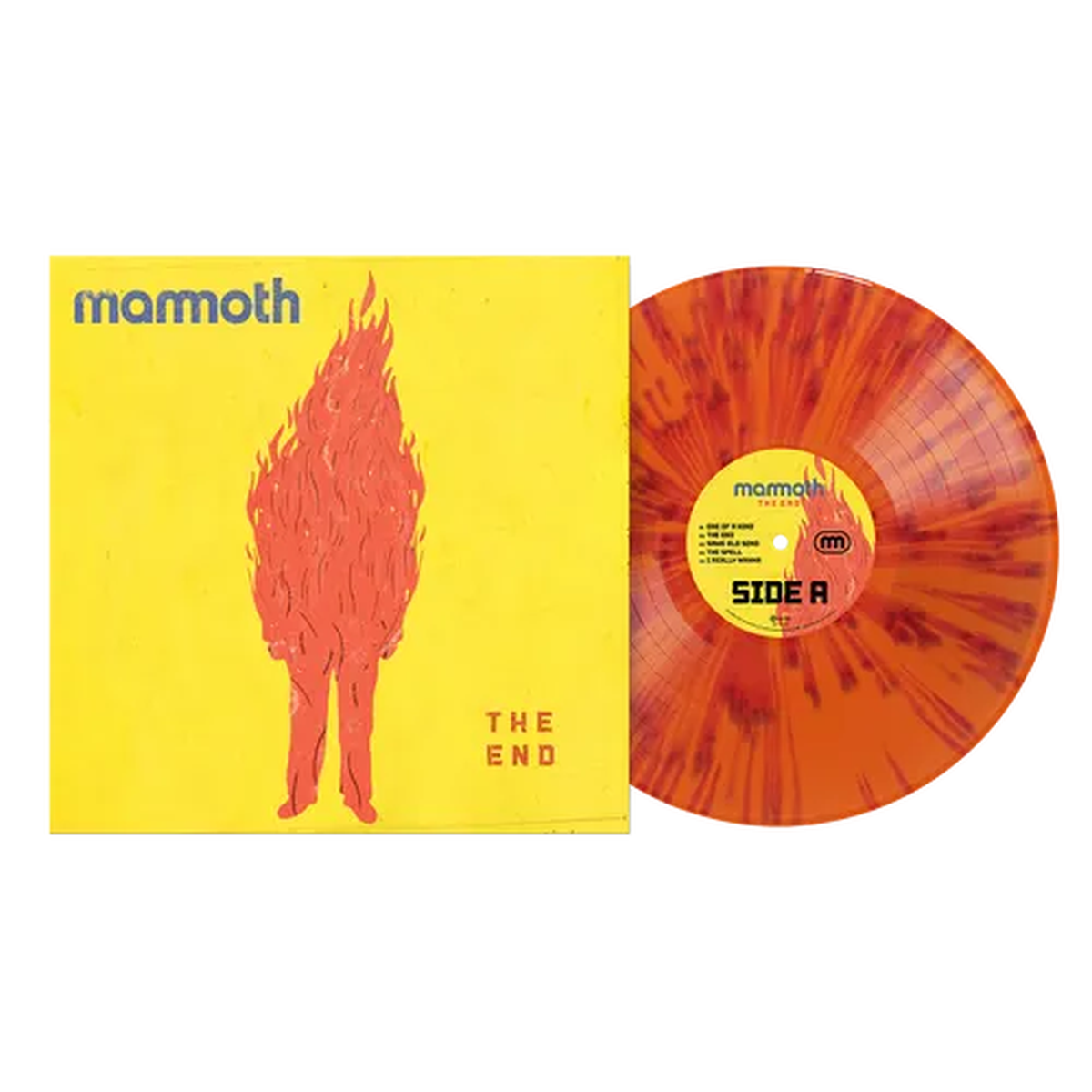 [DAMAGED] Mammoth - The End [Indie-Exclusive Orange with Red Splatter Vinyl]