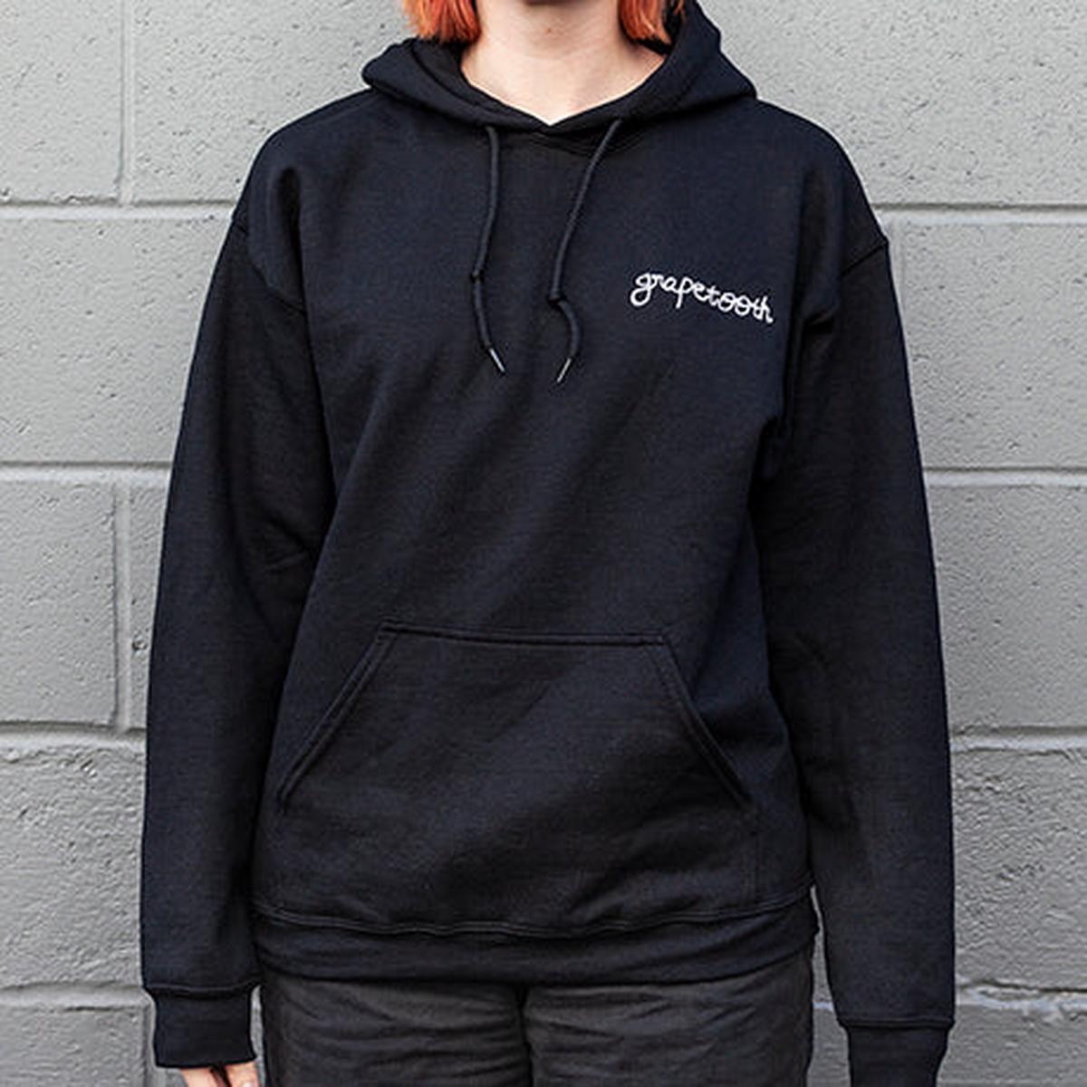 Grapetooth - Grapetooth Embroidered Logo Hooded Sweatshirt