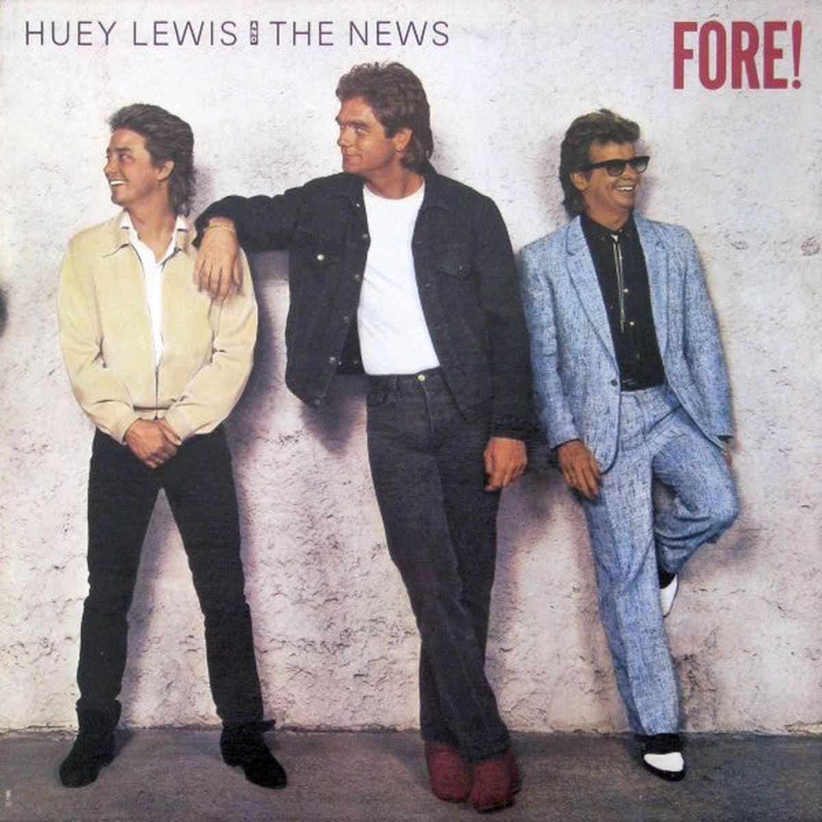 Huey Lewis & The News - Fore! (LP, Album) (Near Mint (NM or M-))