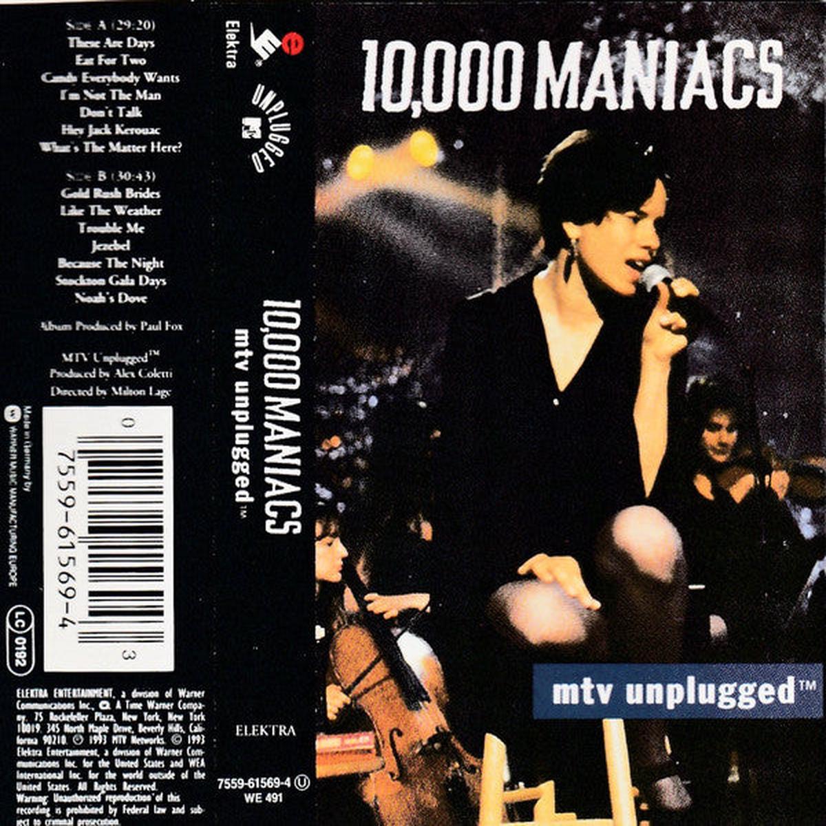 10,000 Maniacs - MTV Unplugged (Cass, Album) (Very Good (VG))