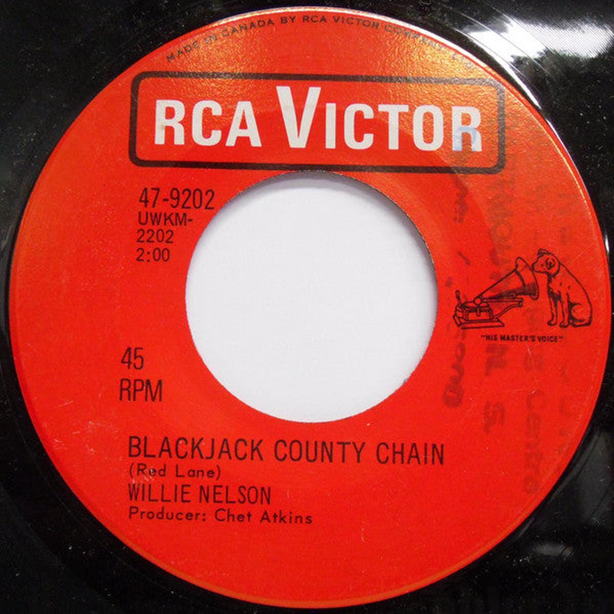 Willie Nelson - Blackjack County Chain / Some Other World (7") (Very Good (VG))