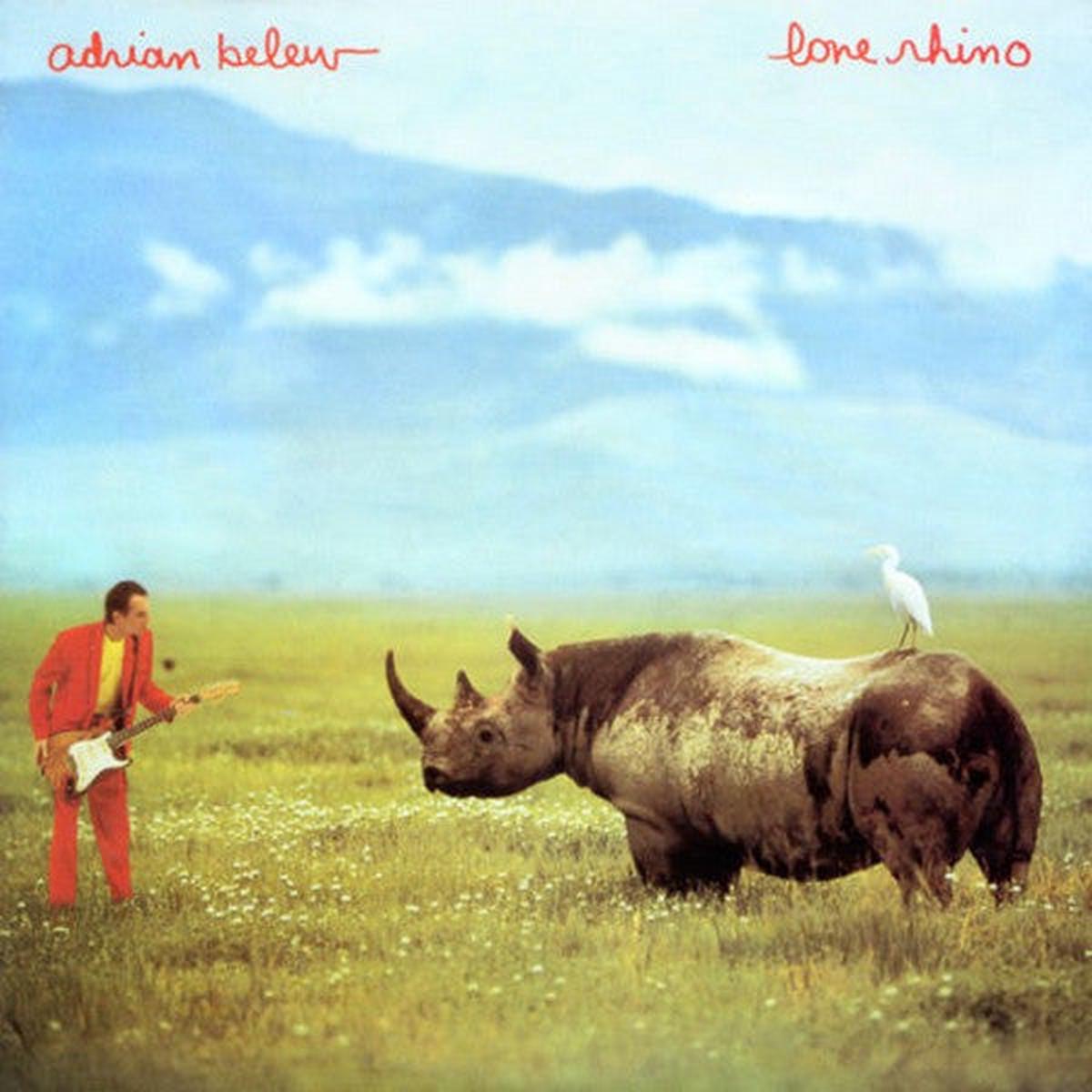 Adrian Belew - Lone Rhino (LP, Album) (Very Good Plus (VG+))