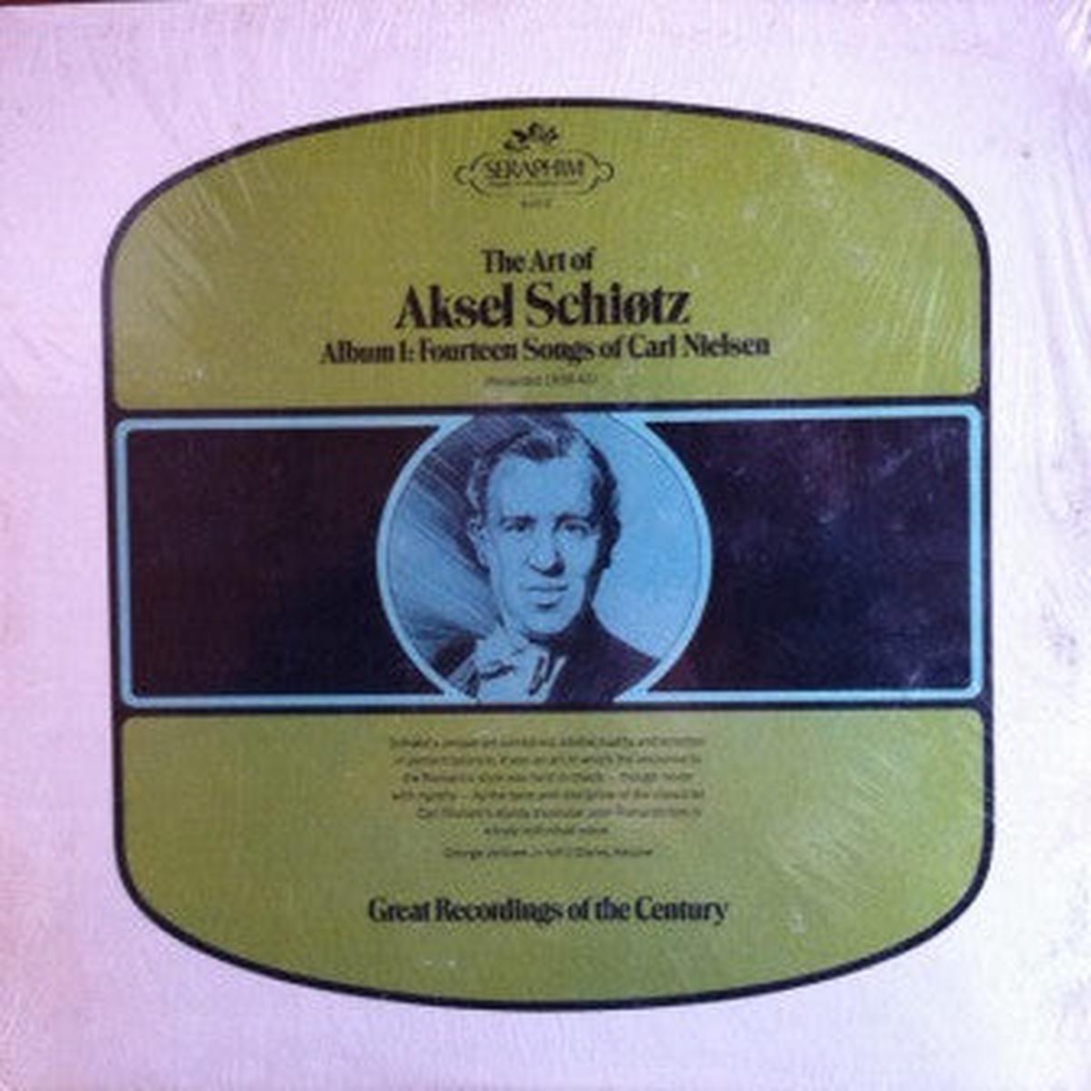Aksel Schitz - The Art of Aksel Schitz - Album 1: Fourteen Songs of Carl Nielsen (LP, Mono) (Very Good Plus (VG+))