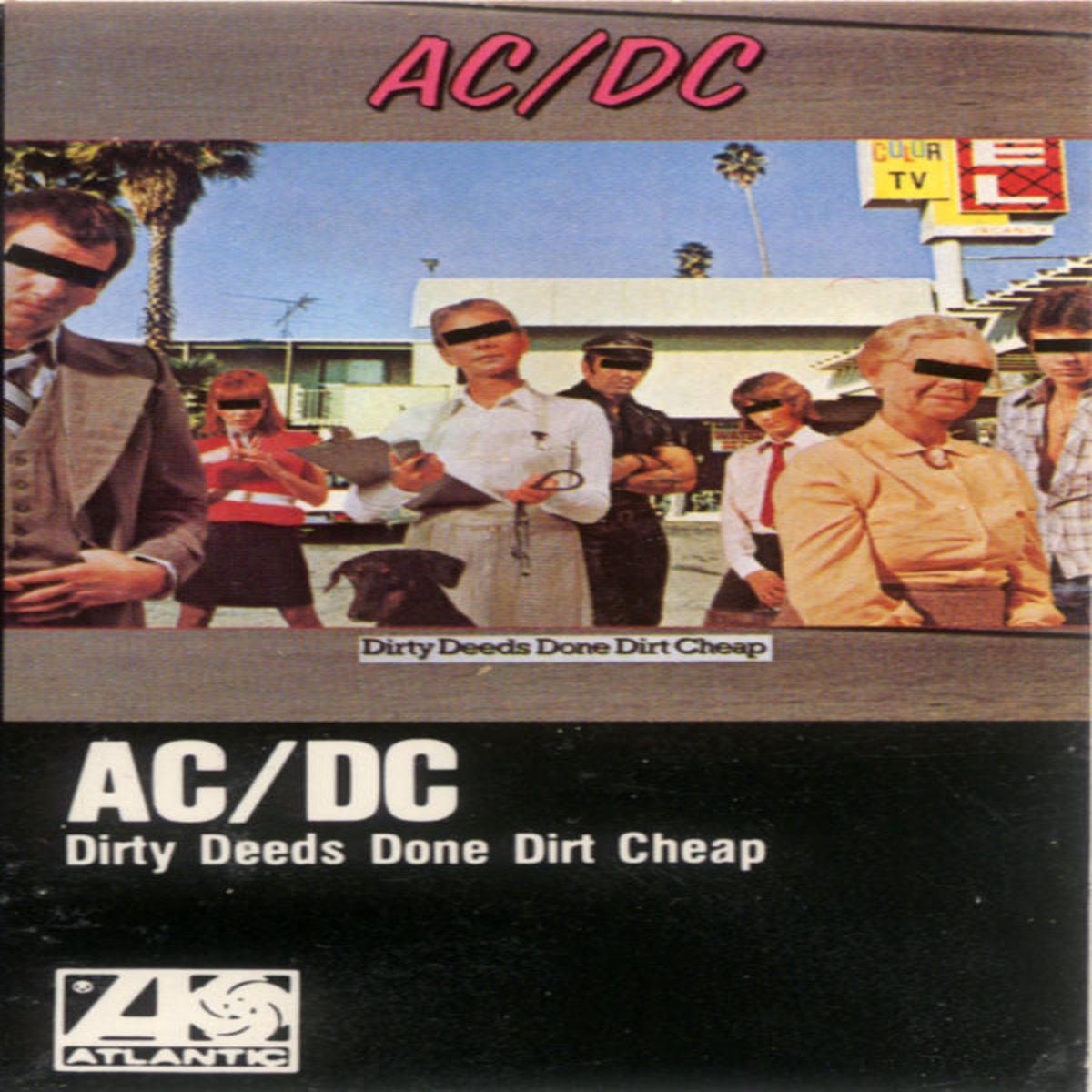 AC/DC - Dirty Deeds Done Dirt Cheap (Cass, Album, Club, RE, Dol) (Very Good (VG))