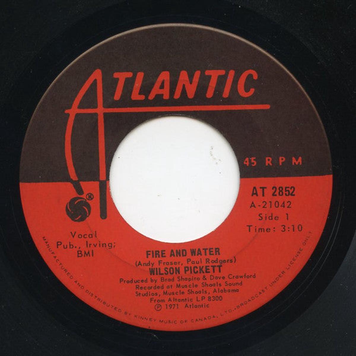 Wilson Pickett - Fire And Water (7") (Very Good Plus (VG+))