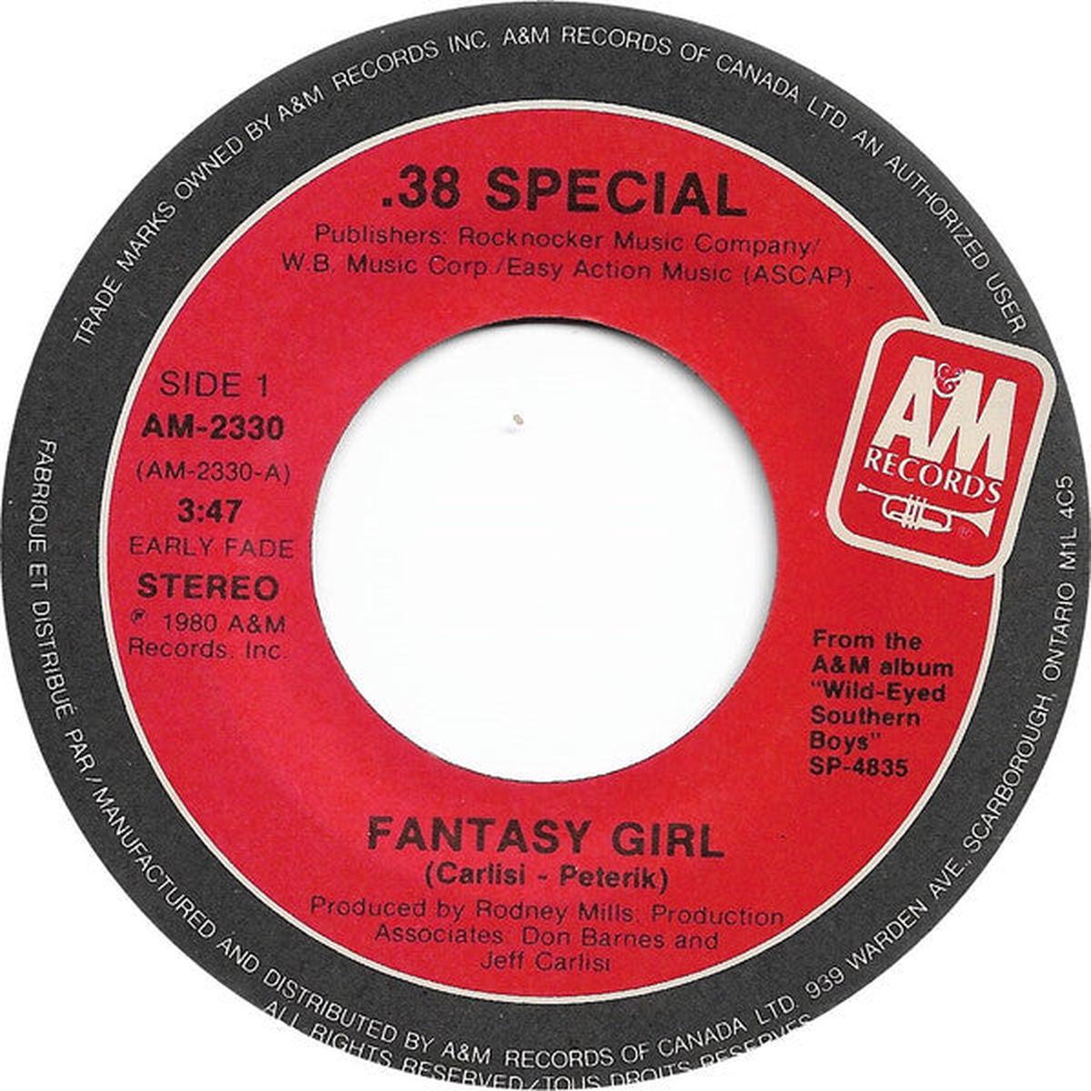 38 Special  - Fantasy Girl (7", Single) (Very Good (VG))