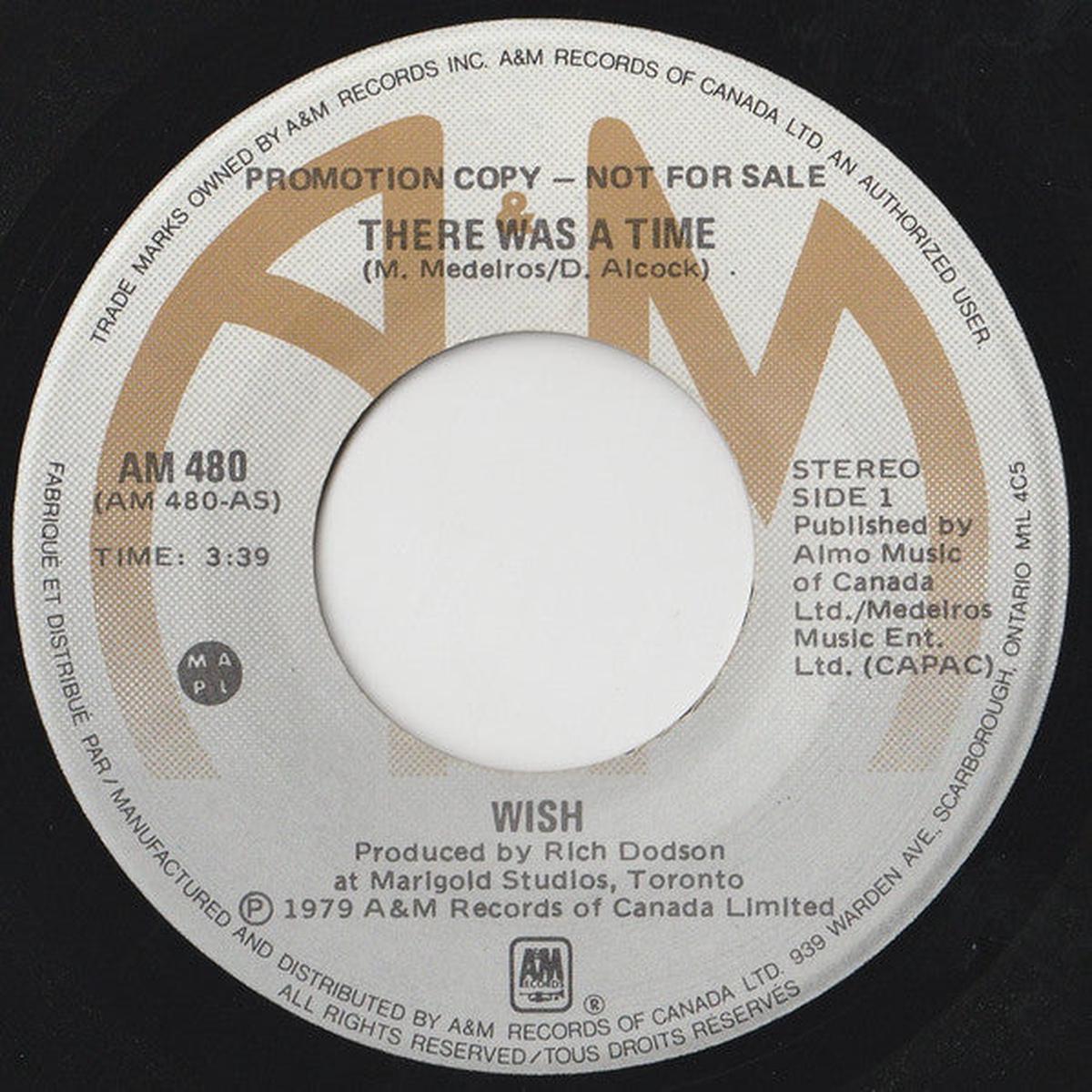 Wish  - There Was A Time (7", Single, Promo) (Very Good (VG))