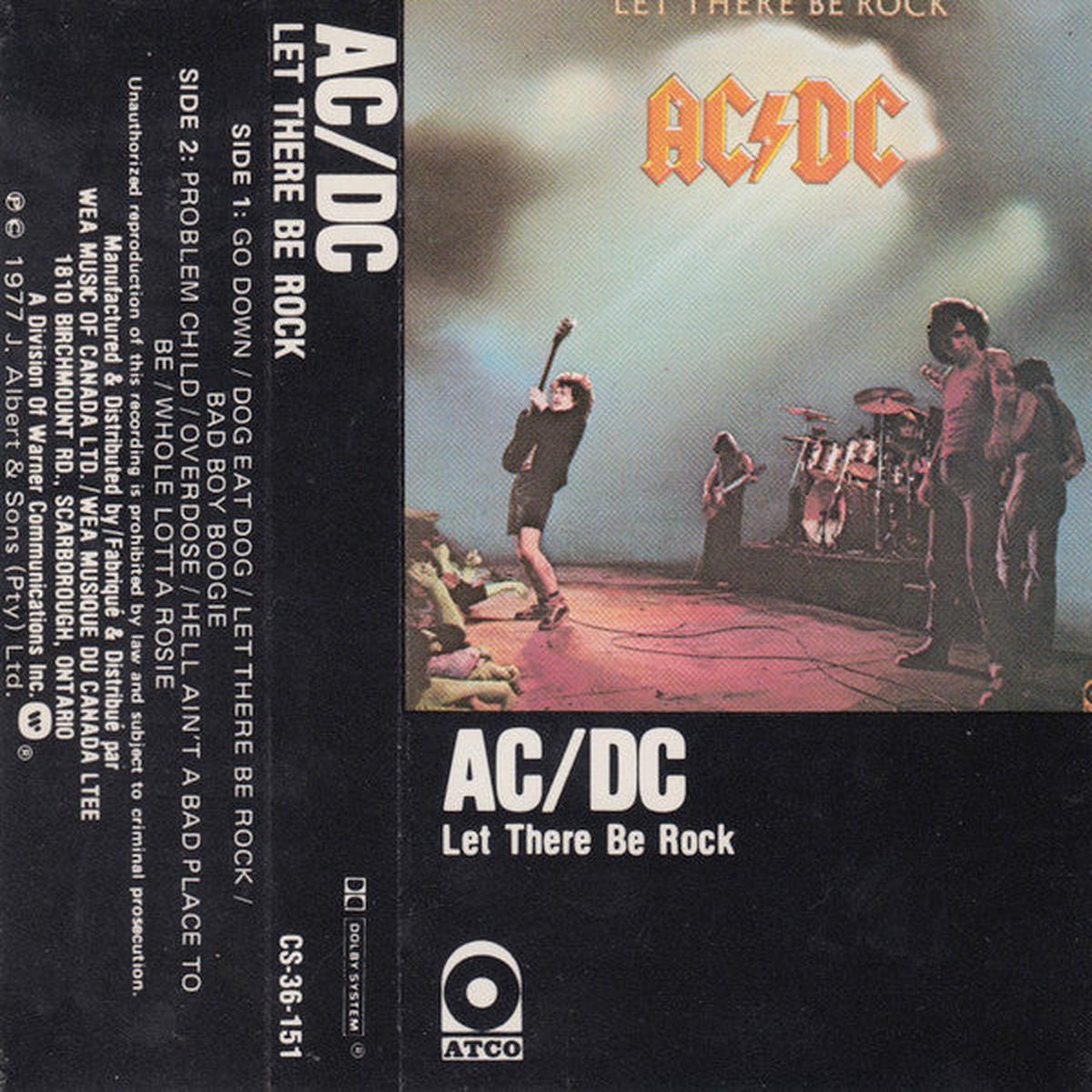AC/DC - Let There Be Rock (Cass, Album, RE) (Very Good Plus (VG+))