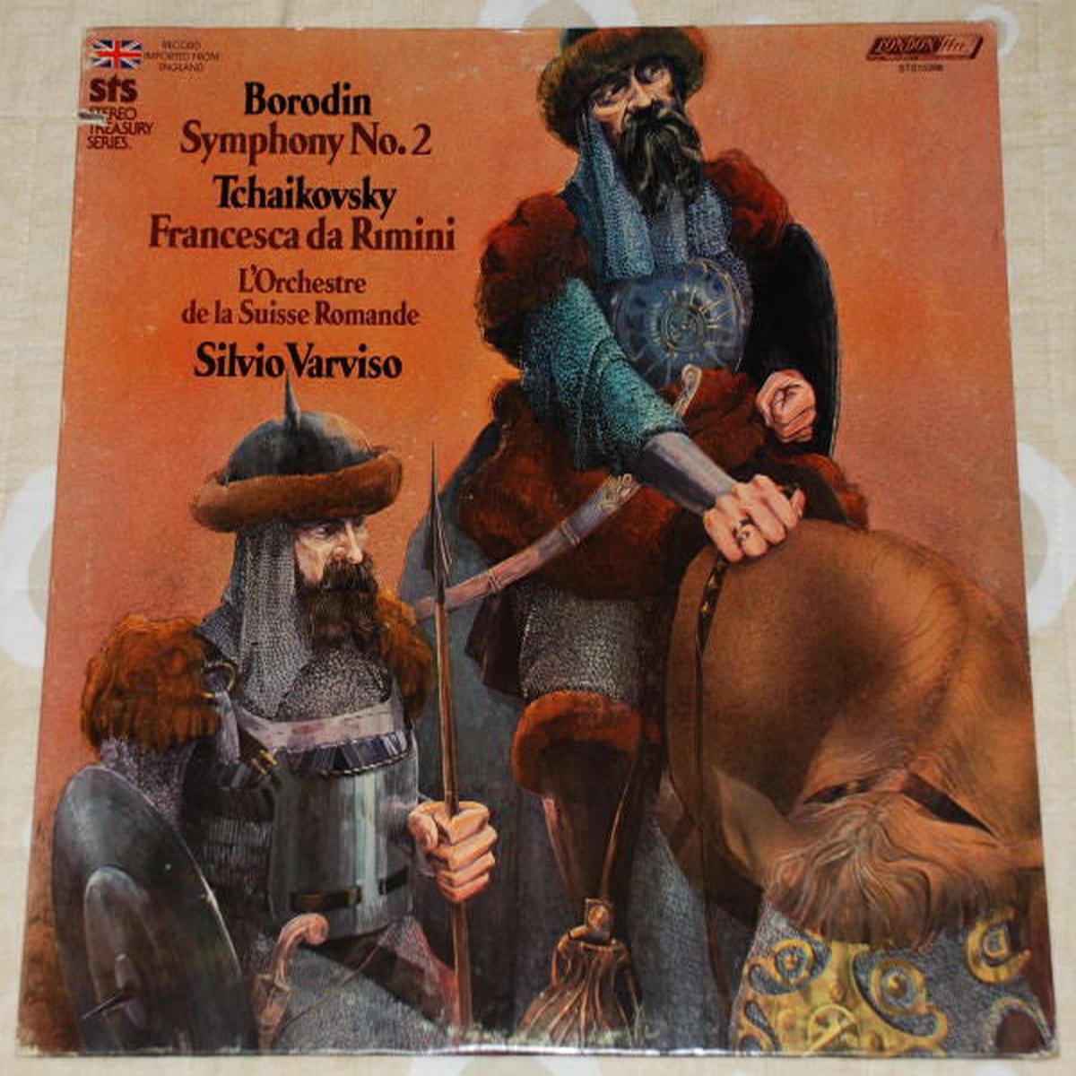 Alexander Borodin, Pyotr Ilyich Tchaikovsky, Silvio Varviso, L'Orchestre De La Suisse Romande - Symphony No. 2 / Francesca Da Rimini (LP, RE, RP) (Very Good (VG))