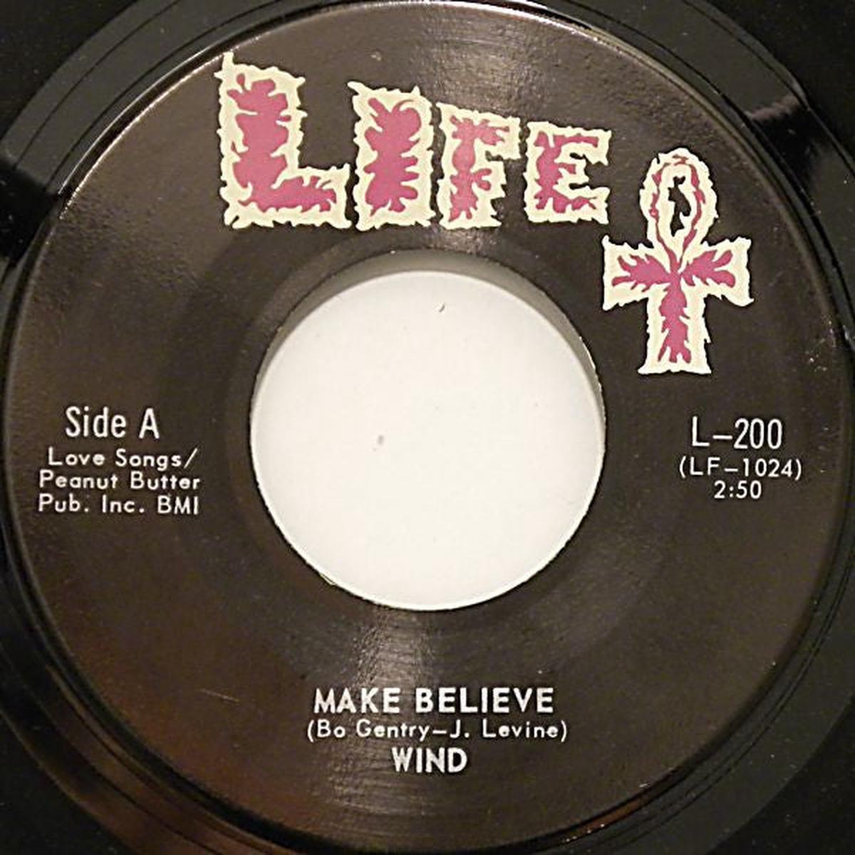 Wind  - Make Believe (7", Single) (Very Good Plus (VG+))
