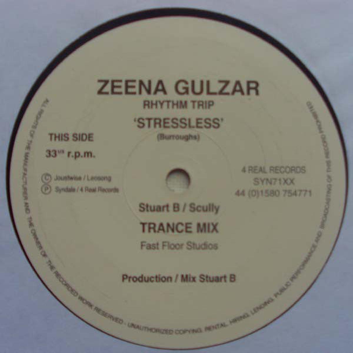 Zeena Gulzar, Rhythm Trip - Stress In A Box () VG+