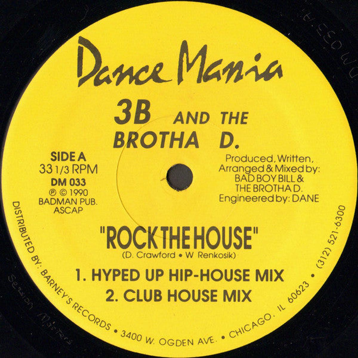 3B And The Brother D. - Rock The House (SF LB DM) VG+
