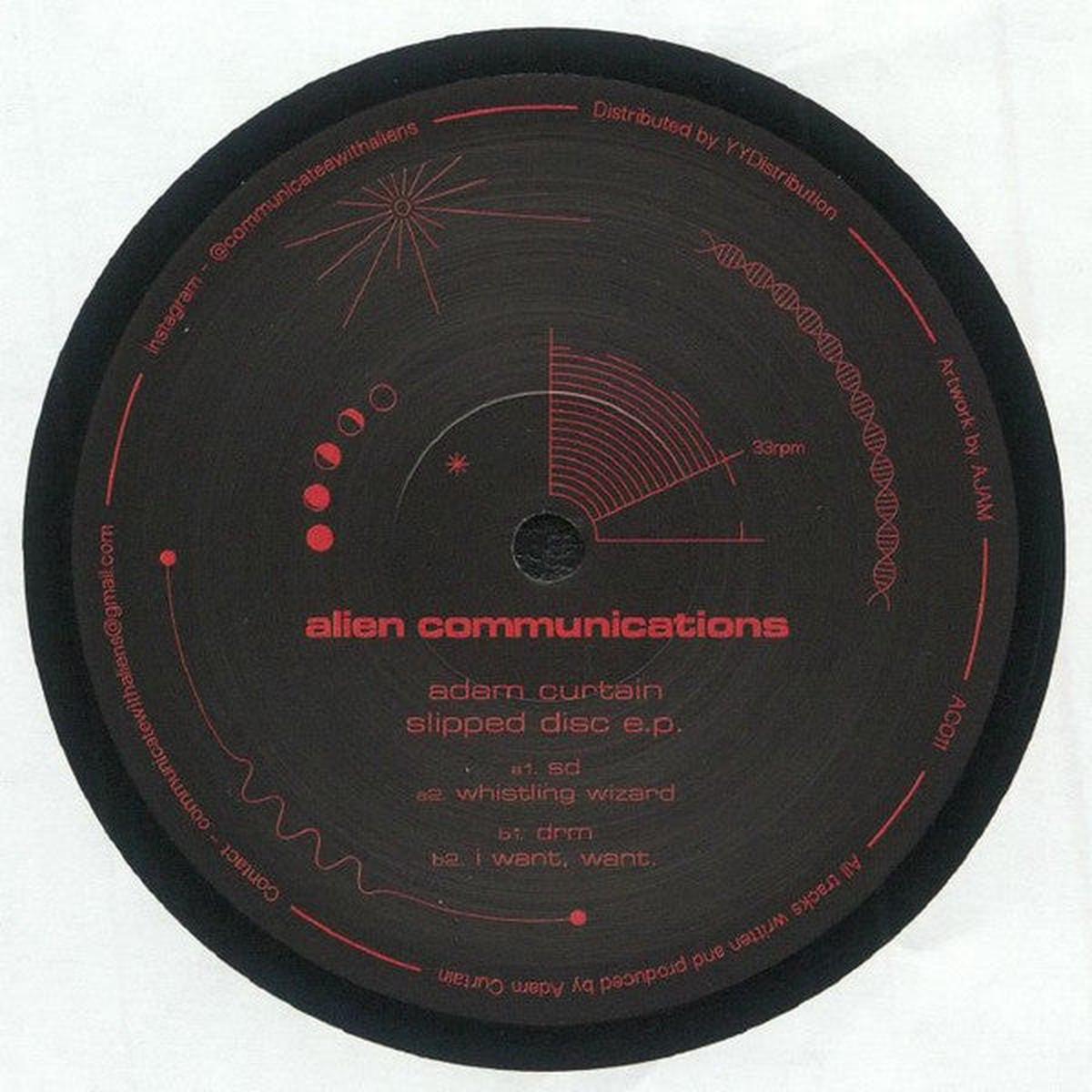 Adam Curtain - Slipped Disc E.P. () M