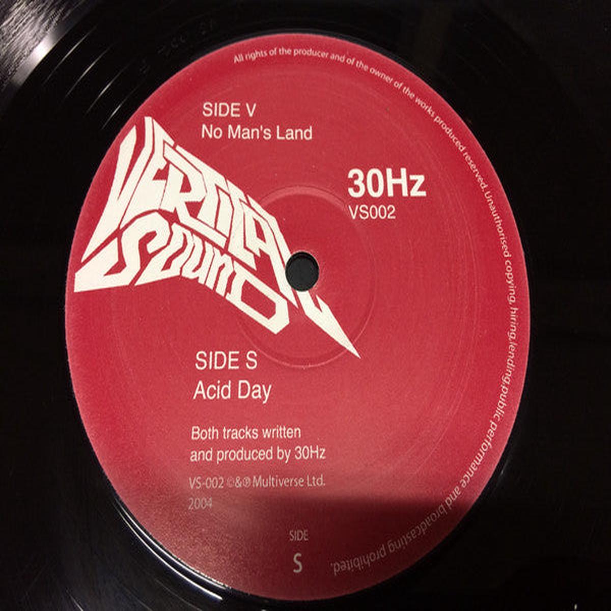 30Hz - No Man's Land / Acid Day () VG+