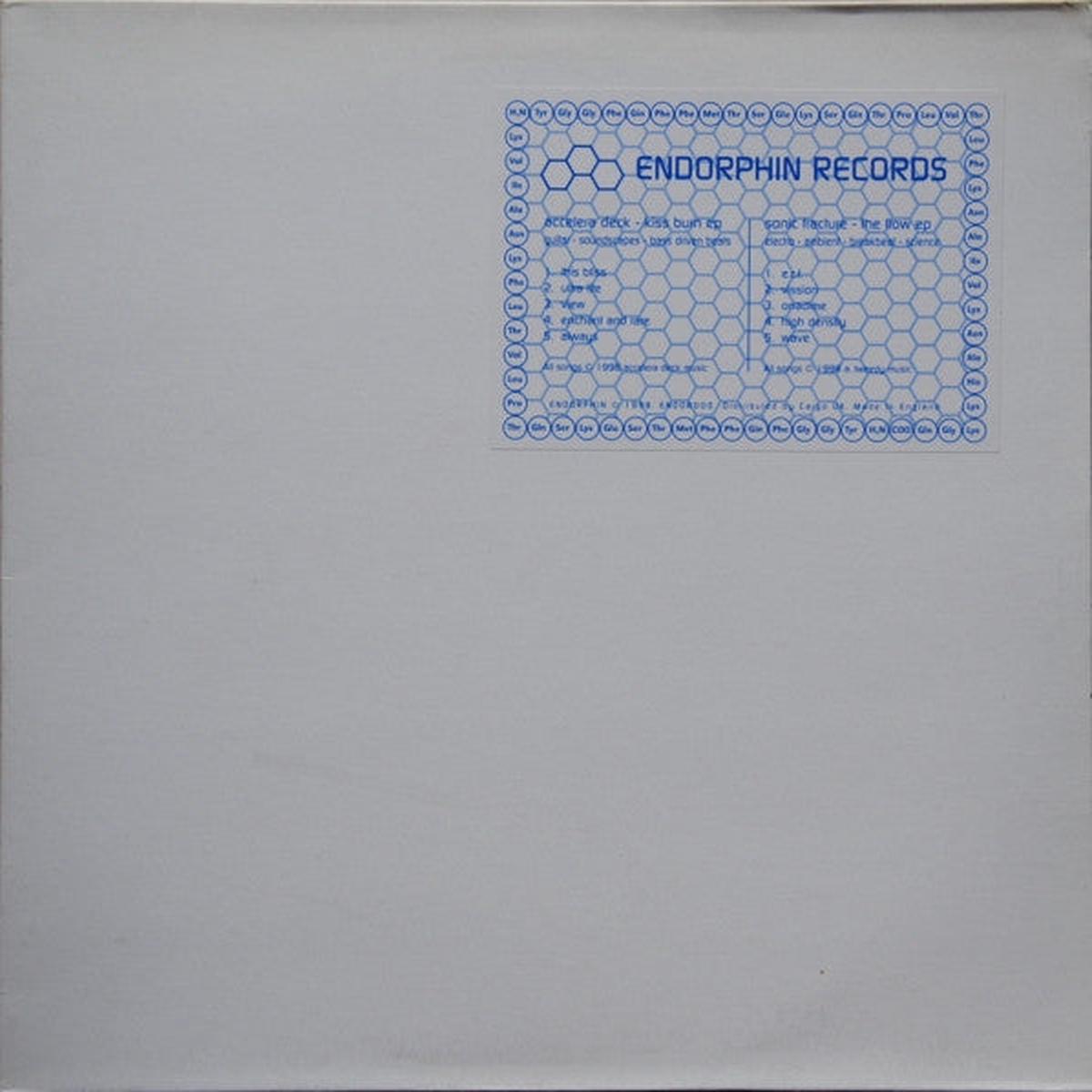 Accelera Deck / Sonic Fracture - Kiss Burn EP / The Flow EP () VG+