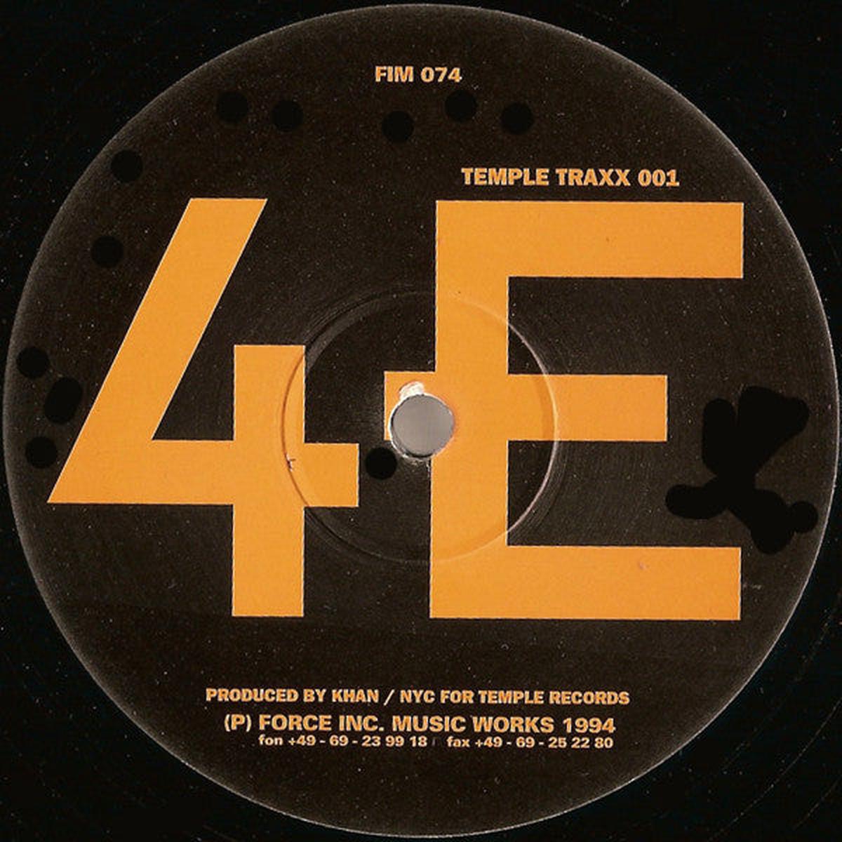 4E - Temple Traxx () VG+