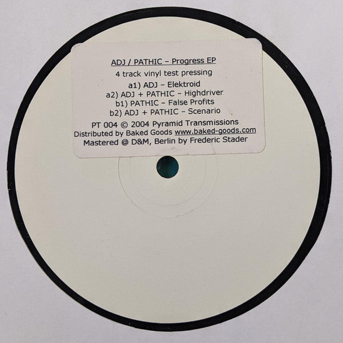 ADJ + Pathic - Progress EP (1572) VG