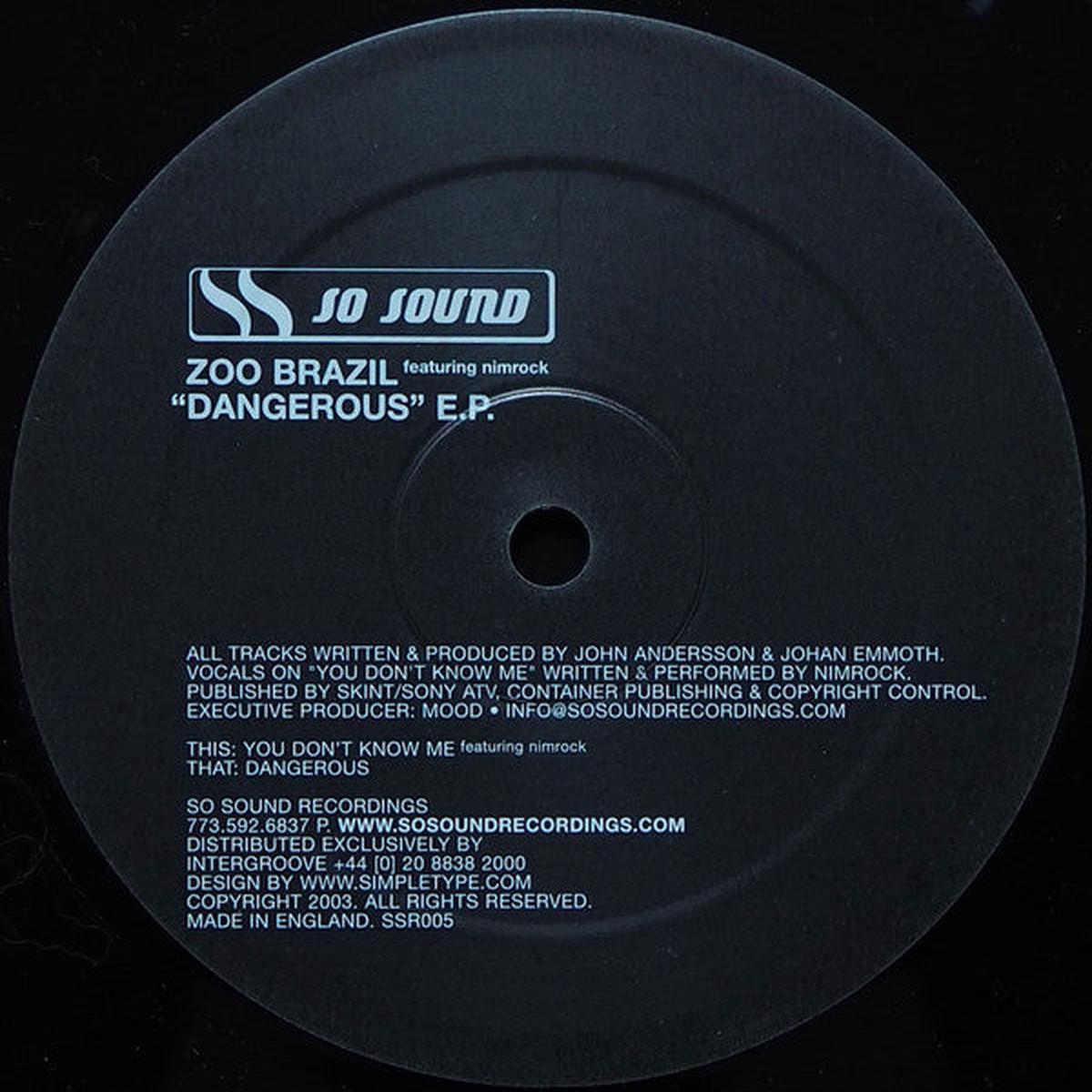 Zoo Brazil - Dangerous E.P. (SF April 2026) NM or M-