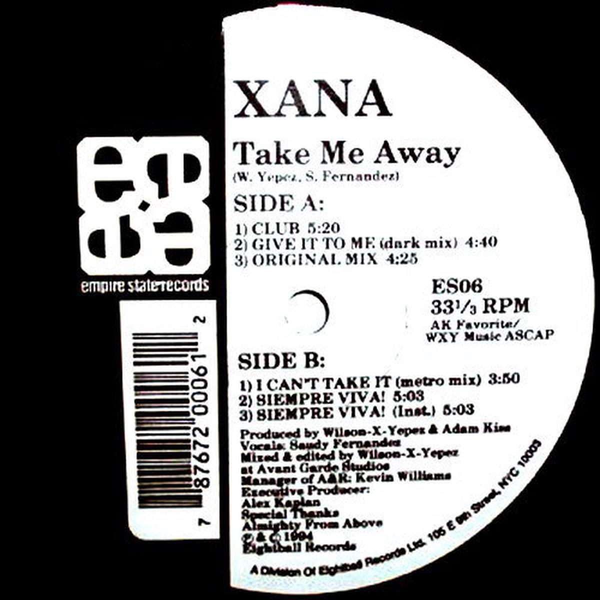 Xana - Take Me Away () VG+