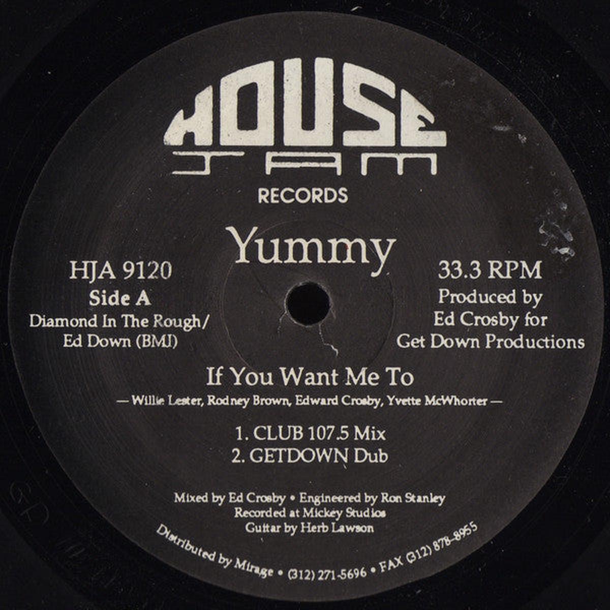 Yummy - If You Want Me To (1107) VG